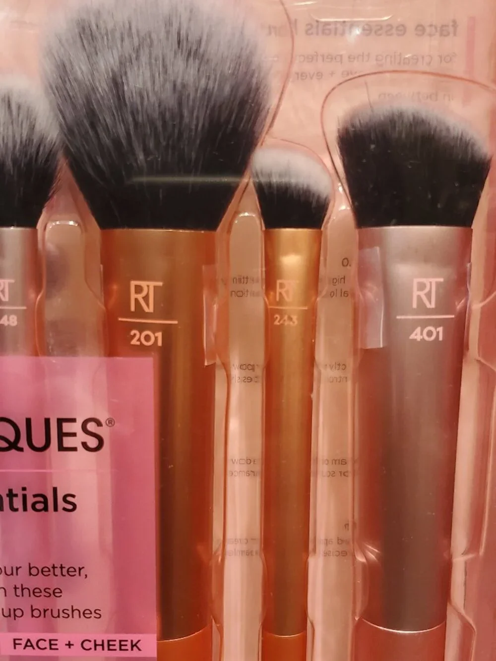 Real Techniques 5 pc. Face Essentials Brush Set - Brand New